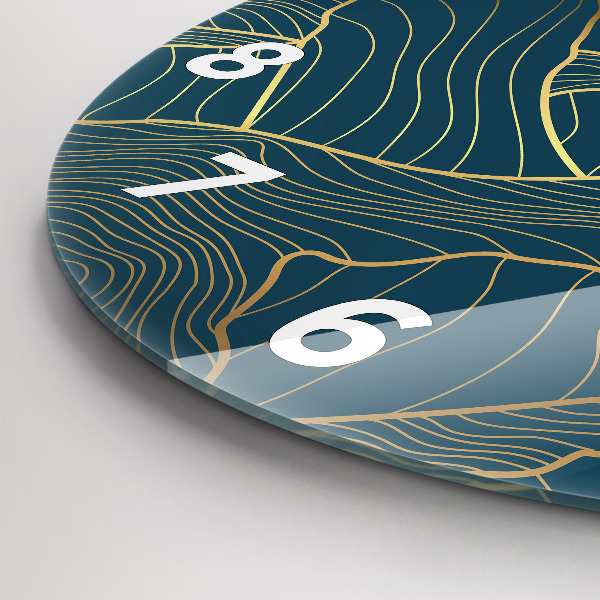 Kerek fali üvegóra Vázlat a hegyekről