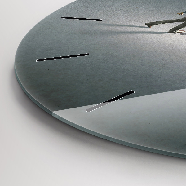 Kerek fali üvegóra Vándor a sötétben