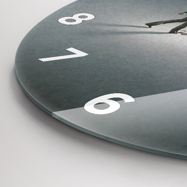 Kerek fali üvegóra Vándor a sötétben