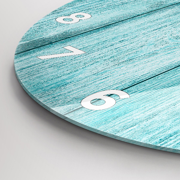 Kerek fali üvegóra Kék régi fa