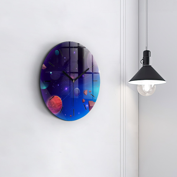 Kerek fali üvegóra Bolygók galaxis