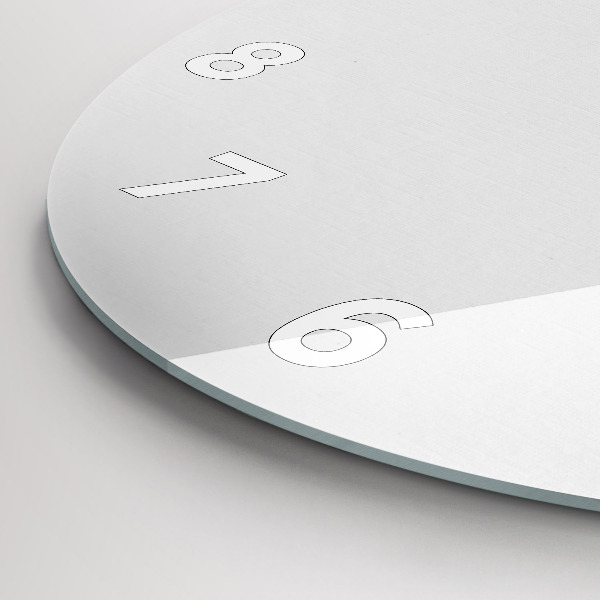 Kerek fali üvegóra Arany csillagok