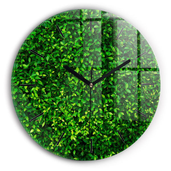 Kerek fali üvegóra Sövénylevelek