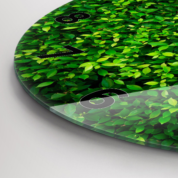 Kerek fali üvegóra Sövénylevelek