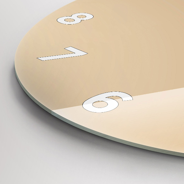 Kerek fali üvegóra Absztrakt fény