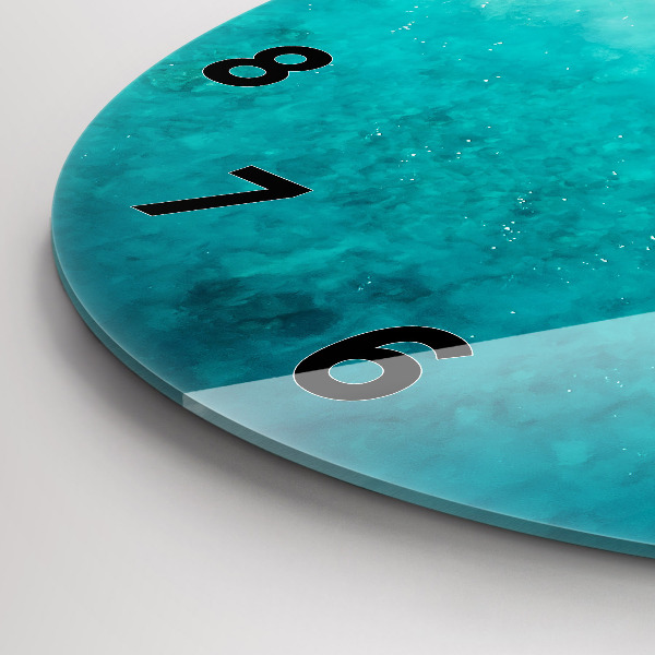 Kerek fali üvegóra Tengerparti homok