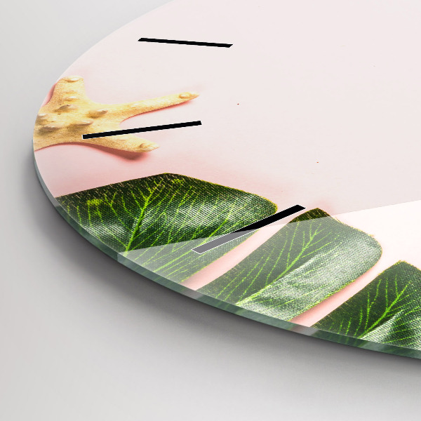 Kerek fali üvegóra Nyári hangulat