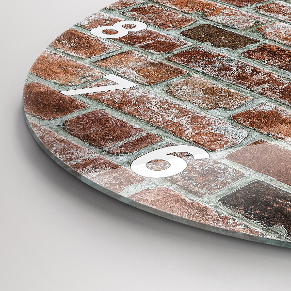 Kerek fali üvegóra Téglafal