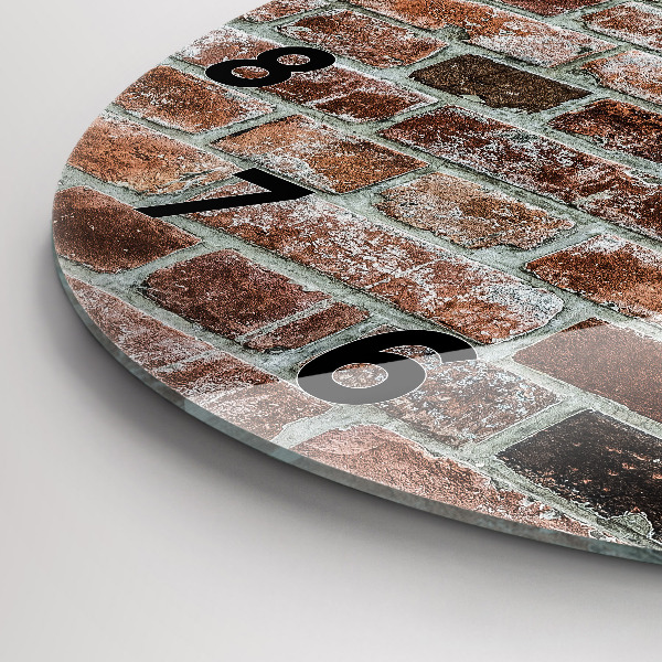 Kerek fali üvegóra Téglafal