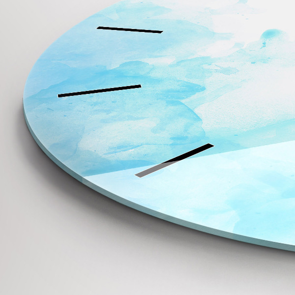 Kerek fali üvegóra Festett foltok