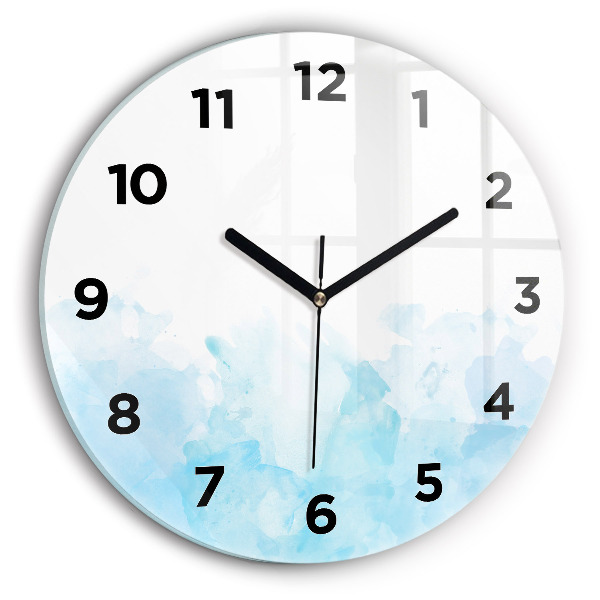 Kerek fali üvegóra Festett foltok