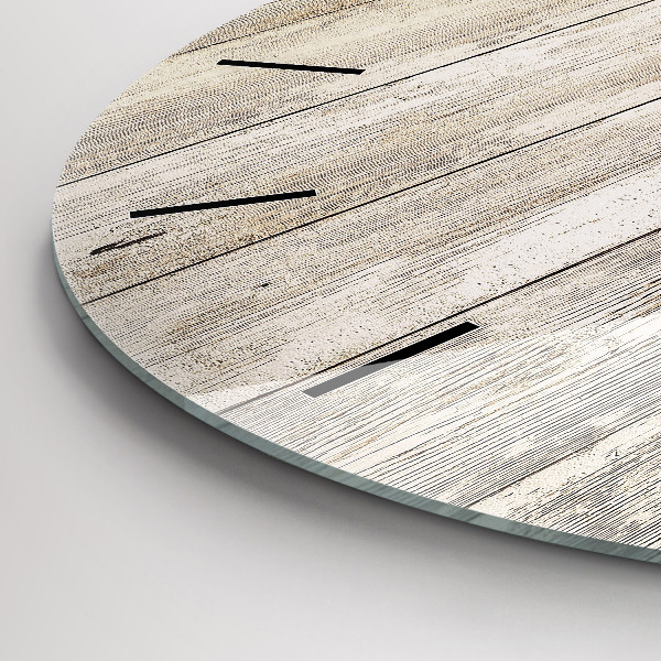 Kerek fali üvegóra Fa panelek