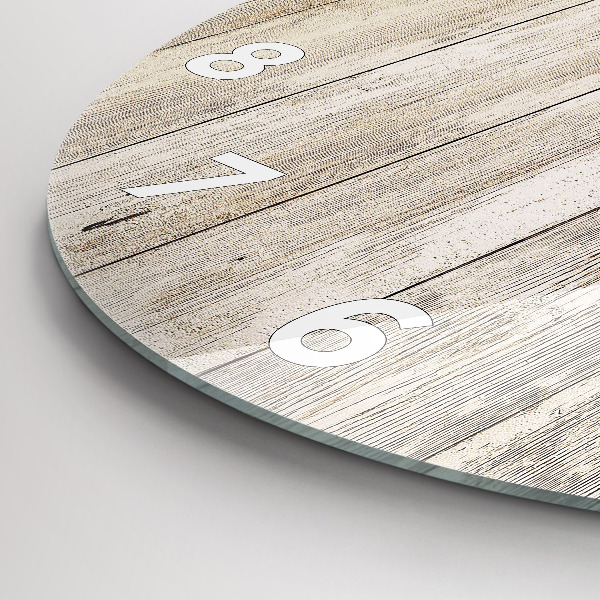 Kerek fali üvegóra Fa panelek