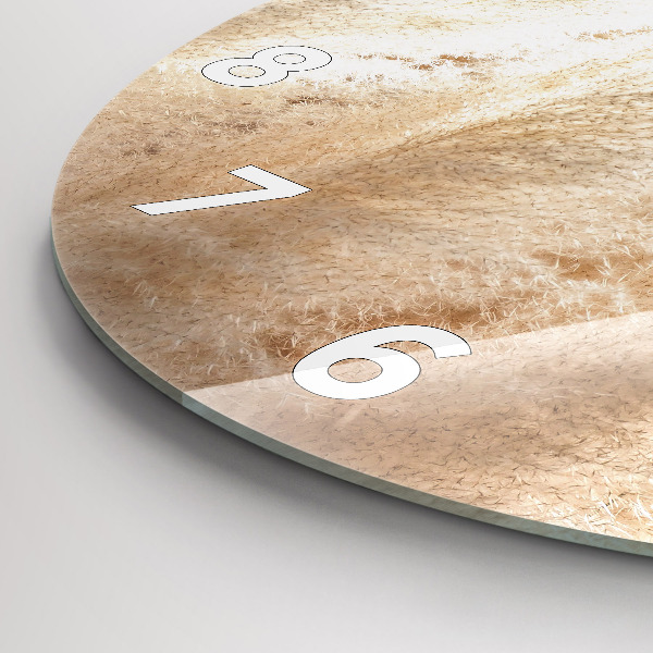 Kerek fali üvegóra Kalászok