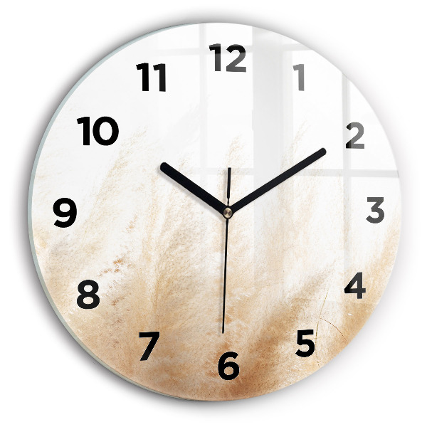 Kerek fali üvegóra Kalászok