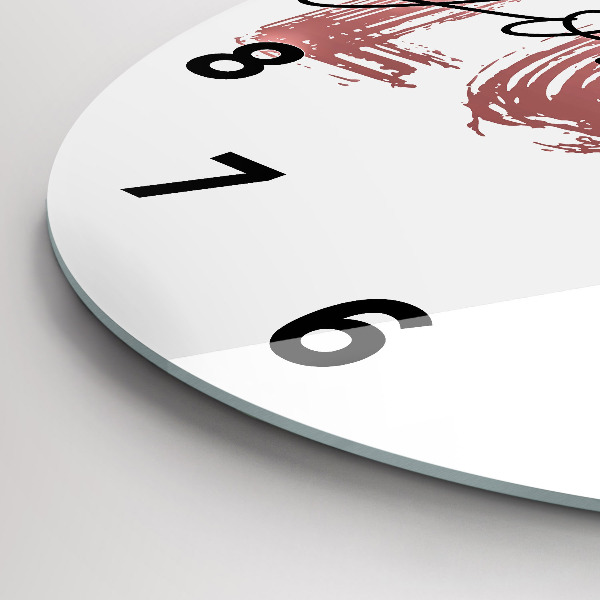 Kerek fali üvegóra Szeresd magad felirat