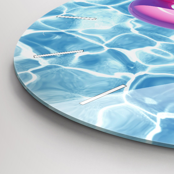 Kerek fali üvegóra Flamingó felfújható