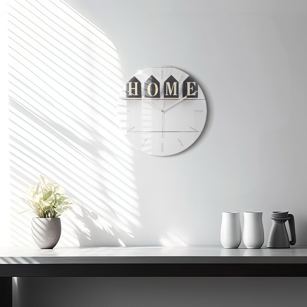 Kerek fali üvegóra A feliratos ház