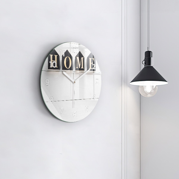 Kerek fali üvegóra A feliratos ház