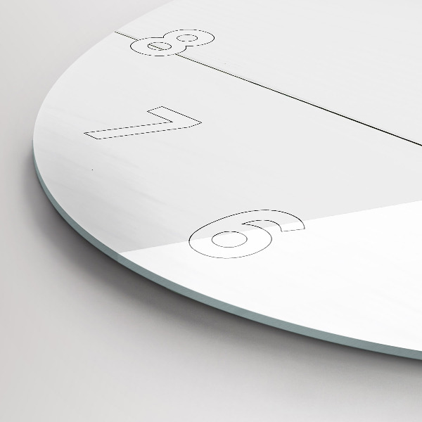 Kerek fali üvegóra A feliratos ház