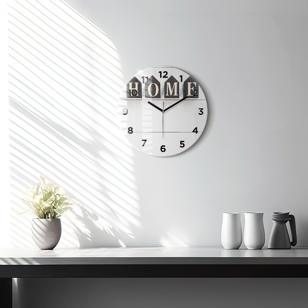 Kerek fali üvegóra A feliratos ház