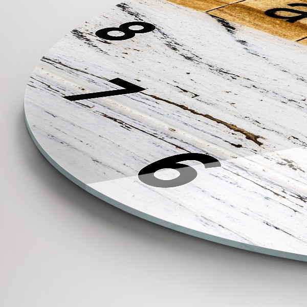 Kerek fali üvegóra A Family felirat