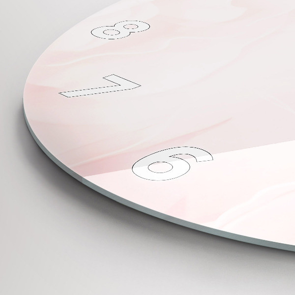 Kerek fali üvegóra Virágzó rózsák