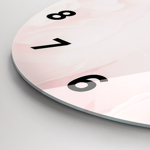 Kerek fali üvegóra Virágzó rózsák