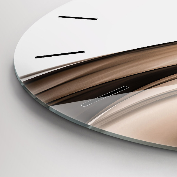 Kerek fali üvegóra Absztrakciós vonal