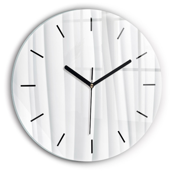 Kerek fali üvegóra Hullámok textúrája