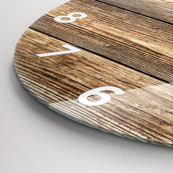 Kerek fali üvegóra Fa táblák