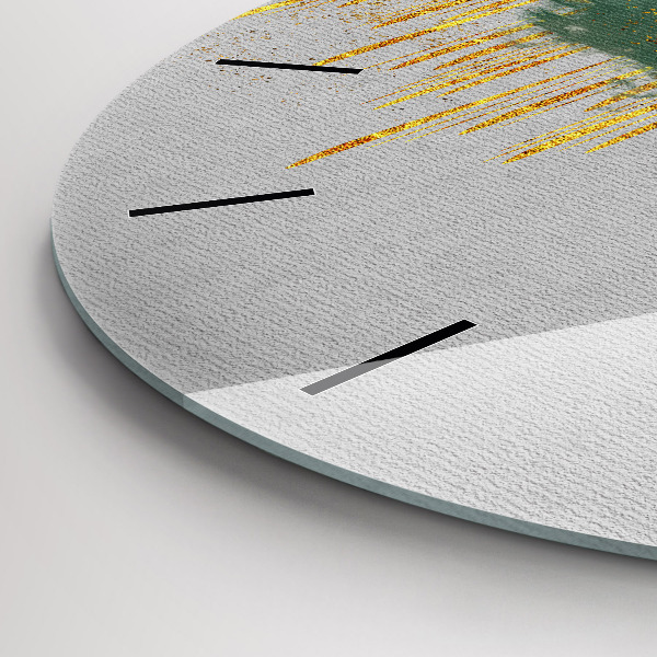 Kerek fali üvegóra Dekoratív minta