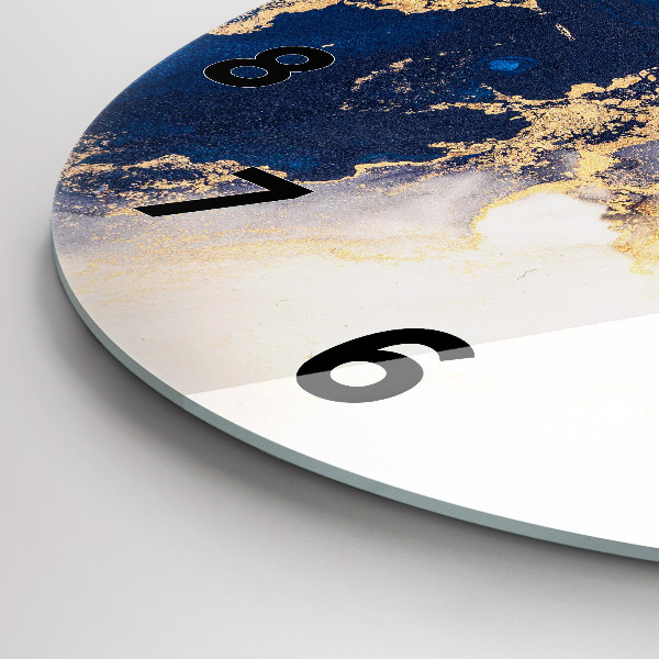 Kerek fali üvegóra Márvány minta