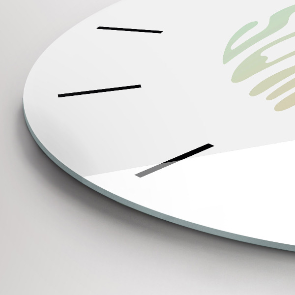 Kerek fali üvegóra Hello Summer!