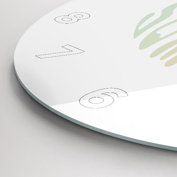 Kerek fali üvegóra Hello Summer!