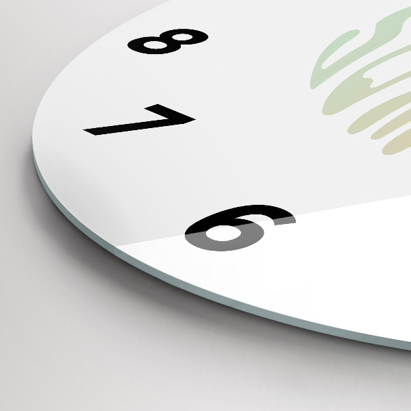 Kerek fali üvegóra Hello Summer!