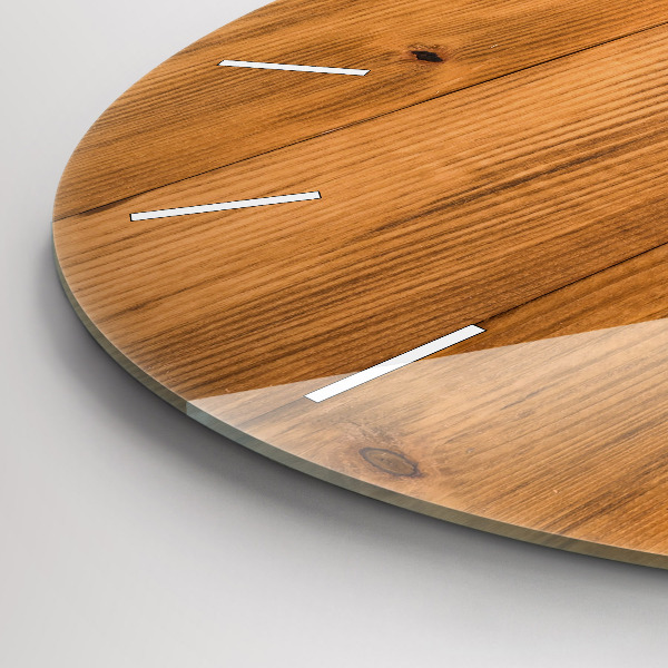 Kerek fali üvegóra Fa táblák