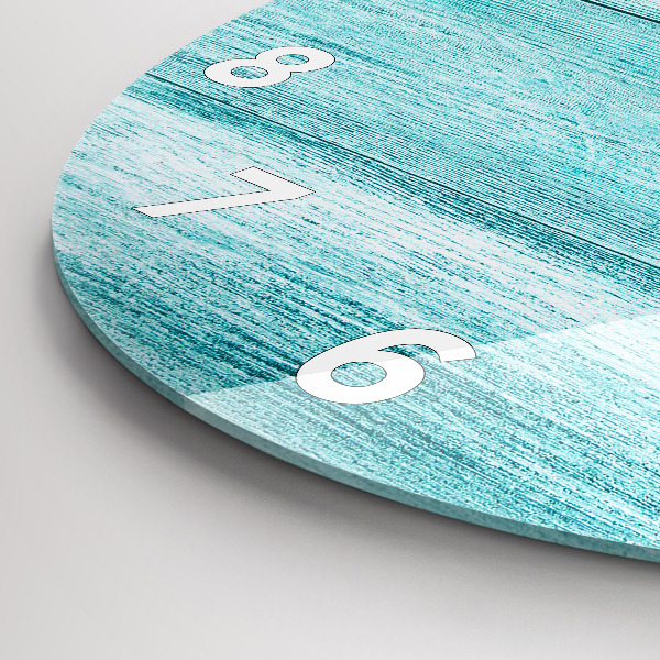 Kerek fali üvegóra Kék régi fa