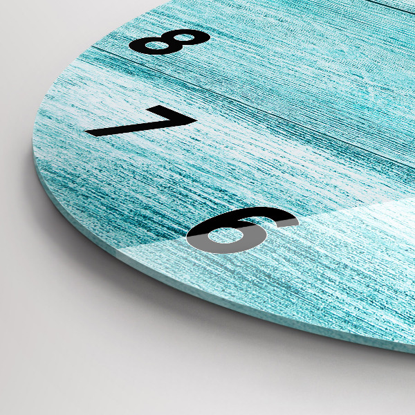 Kerek fali üvegóra Kék régi fa