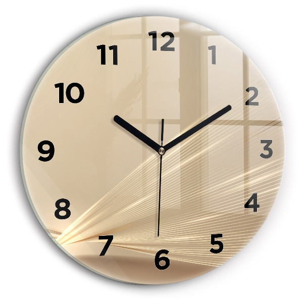 Kerek fali üvegóra Absztrakt fény