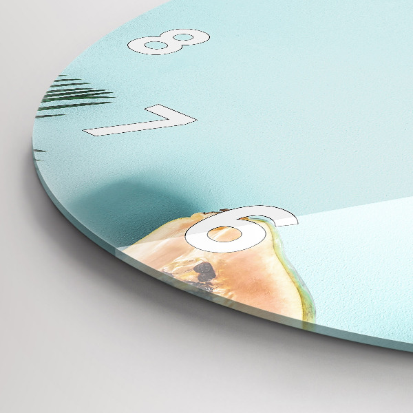 Kerek fali üvegóra Nyári kompozíció