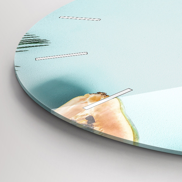 Kerek fali üvegóra Nyári kompozíció