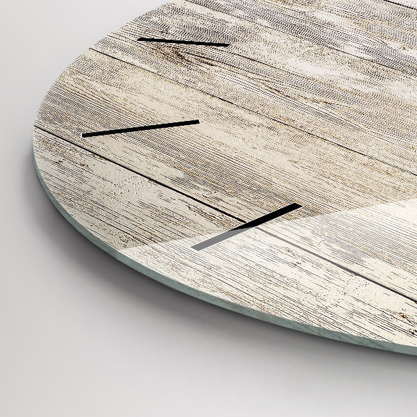 Kerek fali üvegóra Fa panelek