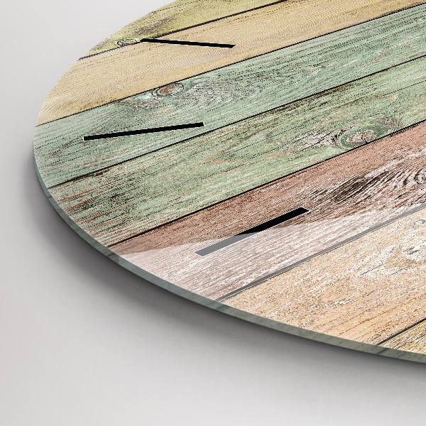 Kerek fali üvegóra Színes táblák