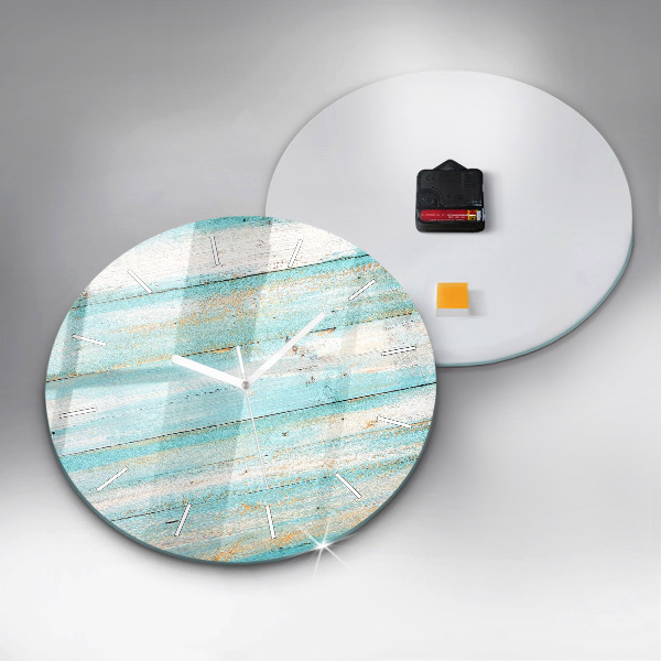 Kerek fali üvegóra Kék táblák