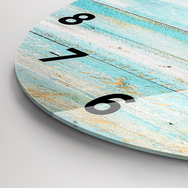 Kerek fali üvegóra Kék táblák