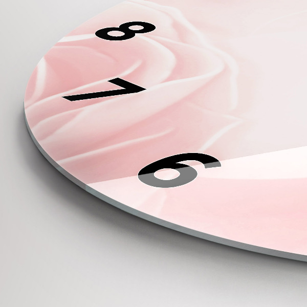 Kerek fali üvegóra Rózsák