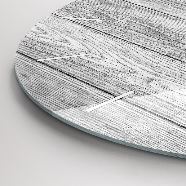 Kerek fali üvegóra Fa panelek