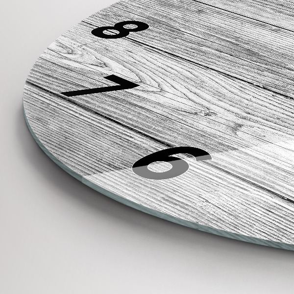 Kerek fali üvegóra Fa panelek