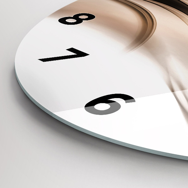 Kerek fali üvegóra Absztrakciós vonal